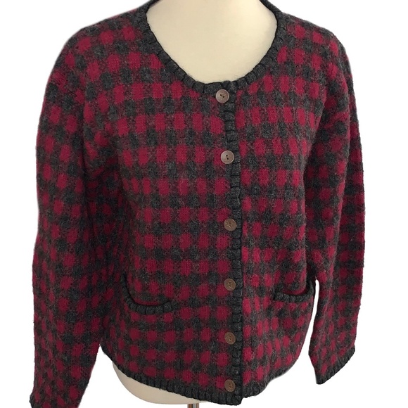 Woolrich Vintage Button Down Wool Cardigan - Picture 1 of 6